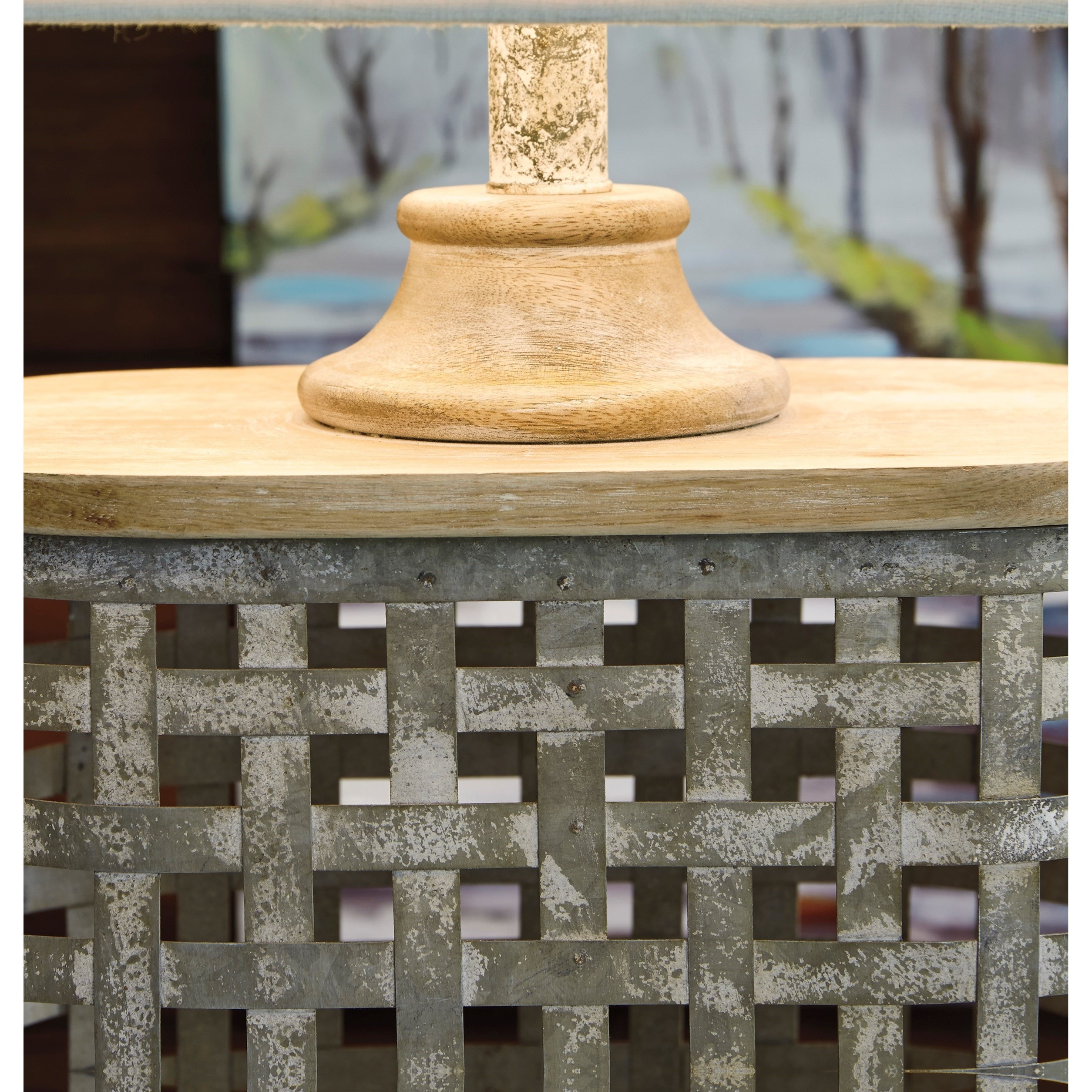 Signature Design by Ashley L208234 Deondra Metal Table Lamp Gray Signature Design by Ashley L208234 Deondra Metal Table Lamp Gray